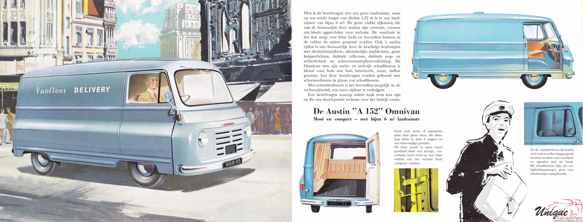 1957 Austin 152 Omni (Netherlands) Brochure Page 1